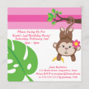 Search for banana birthday invitations Pink