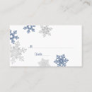 Search for snowflake place cards Silver