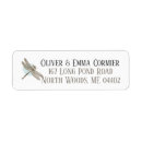 Search for dragonfly return address labels Insect