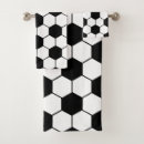 Search for hexagon bath towels Black and white