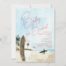 Search for surfer baby shower invitations Beach
