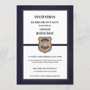 Search for police retirement invitations officer