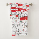 Search for cat christmas bath towels Cartoon