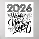 Search for happy new year posters 2026