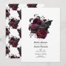 Search for gothic bridal shower invitations Floral