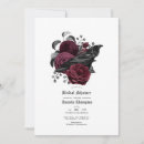 Search for gothic bridal shower invitations Floral