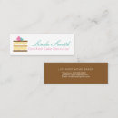 Search for cake slice business cards Cupcakes