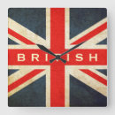 Search for british union jack clocks Great britain