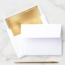 Search for foil envelope liners Faux gold foil