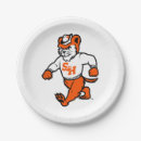 Search for texas state university paper plates College sports logo