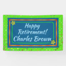 Search for retirement congratulations banners Blue