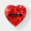 Search for crystal paperweights Heart