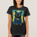 Search for starry night cat tshirts Dad