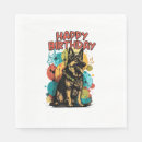 Search for german shepherd napkins Wolf