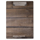 Search for rustic wood clipboards Business