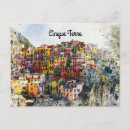 Search for italy watercolor postcards Cinque terre