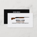 Search for gun business cards firearms
