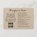 Search for rustic wedding enclosure cards Honeymoon fund