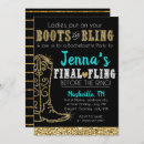 Search for boots and bling invitations Party