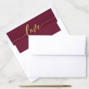 Search for gold envelope liners Calligraphy script