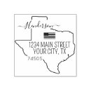 Search for texas return address rubber stamps Typography