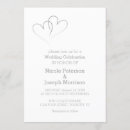 Search for two hearts wedding invitations Date