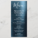 Search for navy blue wedding menus Minimalist