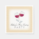Search for wine napkins Wine tasting party