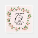 Search for 75th birthday napkins Classic