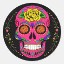 Search for pink skull stickers Dia de los muertos