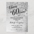 Search for 60th anniversary invitations Cheers to 60 years