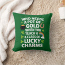 Search for st patricks day pillows Green
