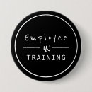 Search for employee buttons Black and white