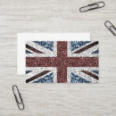 Search for uk business cards Union jack