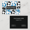 Search for stained glass business cards Designer