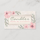 Search for candle wax business cards Handmade
