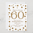Search for gold and white 50th birthday invitations Glam