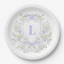 Search for lavender bridal shower plates Floral