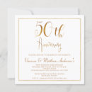 Search for golden anniversary invitations Simple