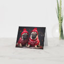 Search for pug christmas cards Puppies