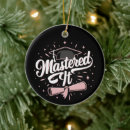 Search for masters degree ornaments Graduation