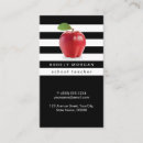 Search for apple business cards education
