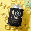 Search for glitter can coolers Black and gold