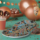 Search for paisley paper plates Orange