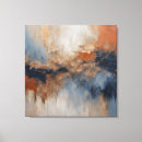 Search for navy blue and orange art Abstract
