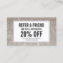 Search for eyelash extension referral cards Refer a friend
