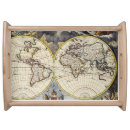 Search for world map serving trays Antique maps