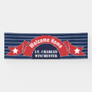 Search for welcome home banners Red