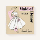 Search for maid of honor notebooks Bride