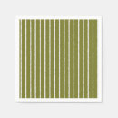 Search for olive green napkins Stripes